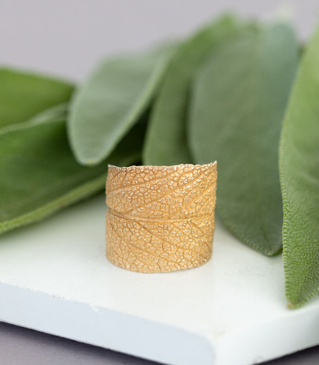 Salbei Ring Bronze Gr. 57