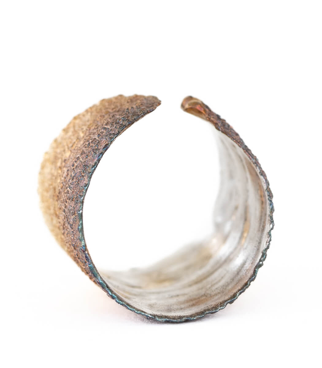 Salbei Ring Silber Gr. 60, getragen an der Hand, Unikat – goodrun