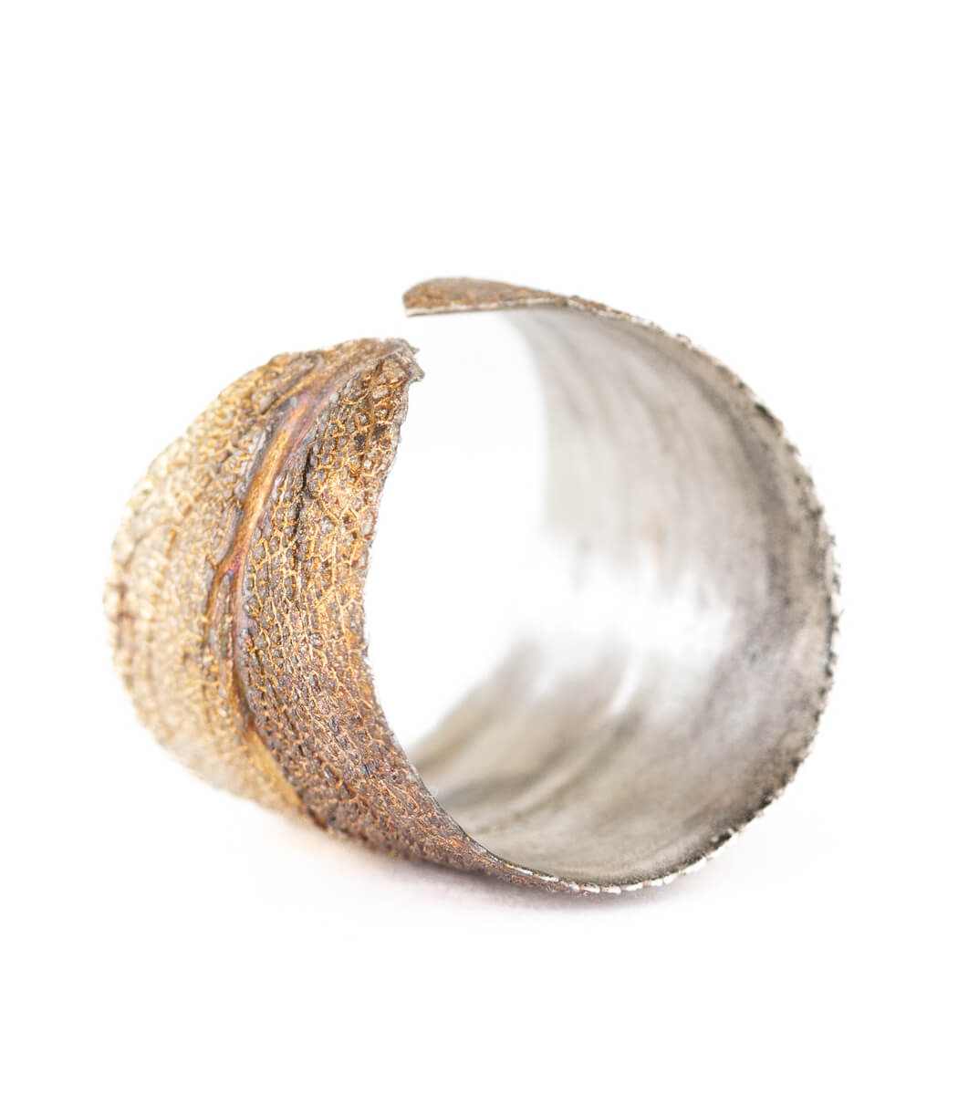 Salbei Ring Silber Gr. 58, getragen an der Hand, Unikat – goodrun