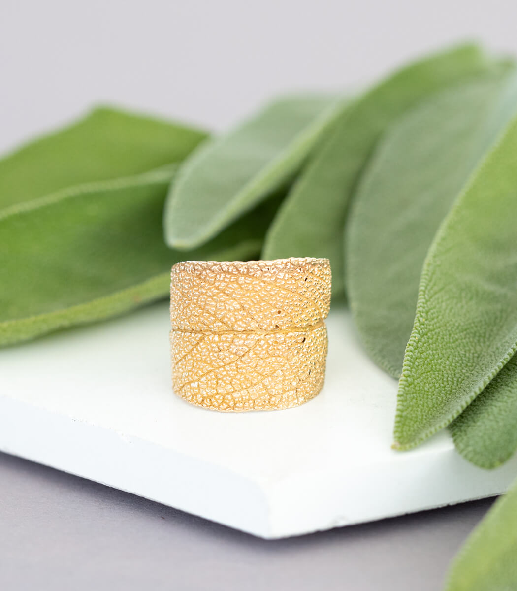 Salbei Ring Bronze Gr. 57