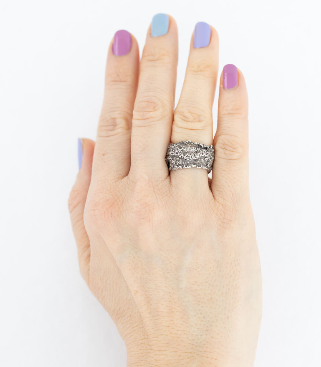 Earth Ring Silber Gr. 55