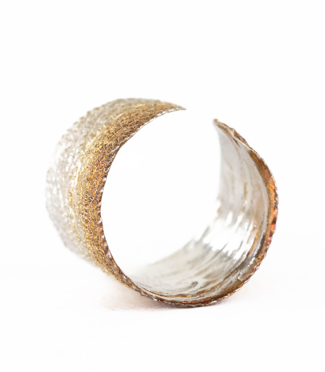 Salbei Ring Silber Gr. 56, getragen an der Hand, Unikat – goodrun