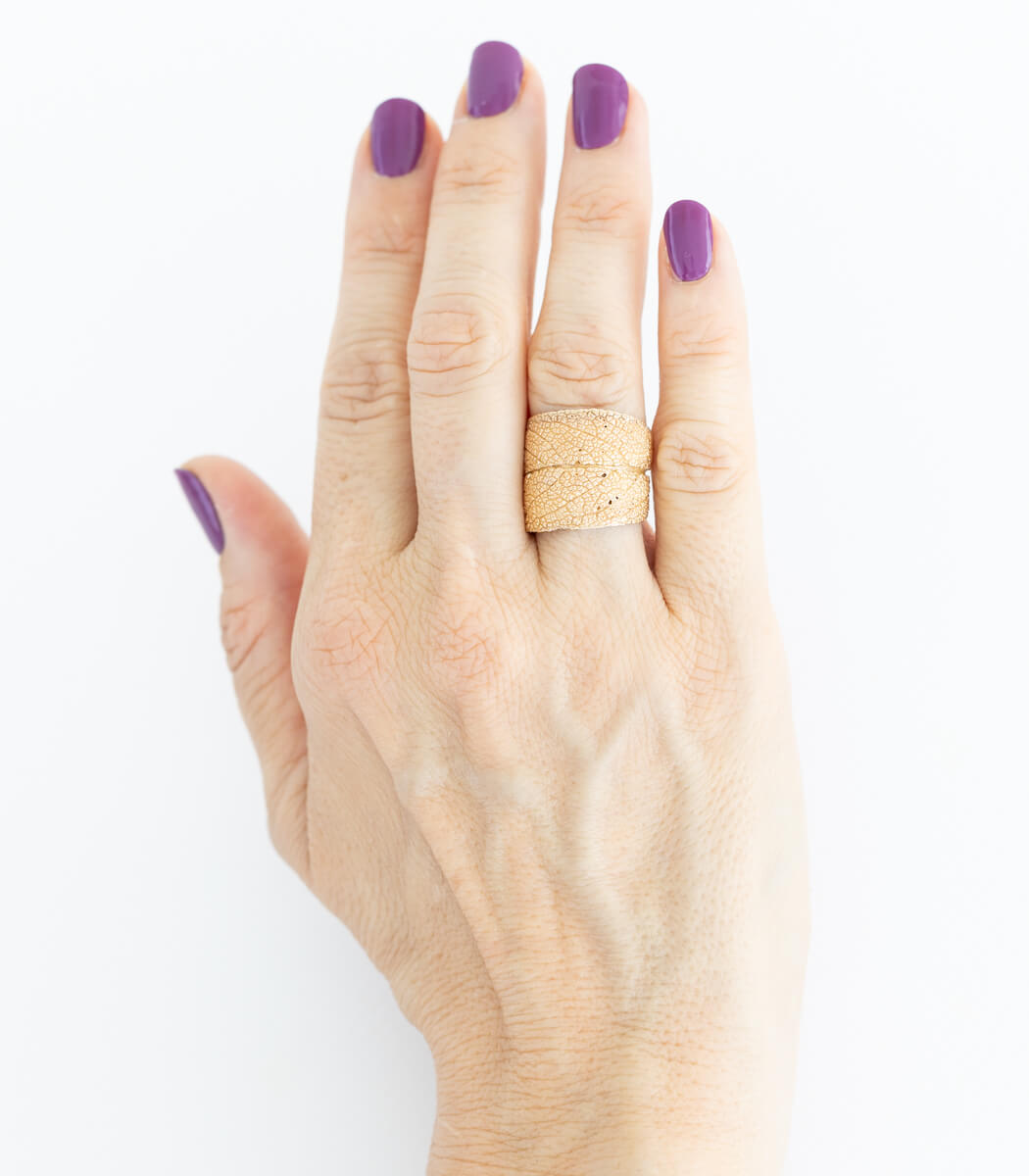 Salbei Ring Bronze Gr. 57