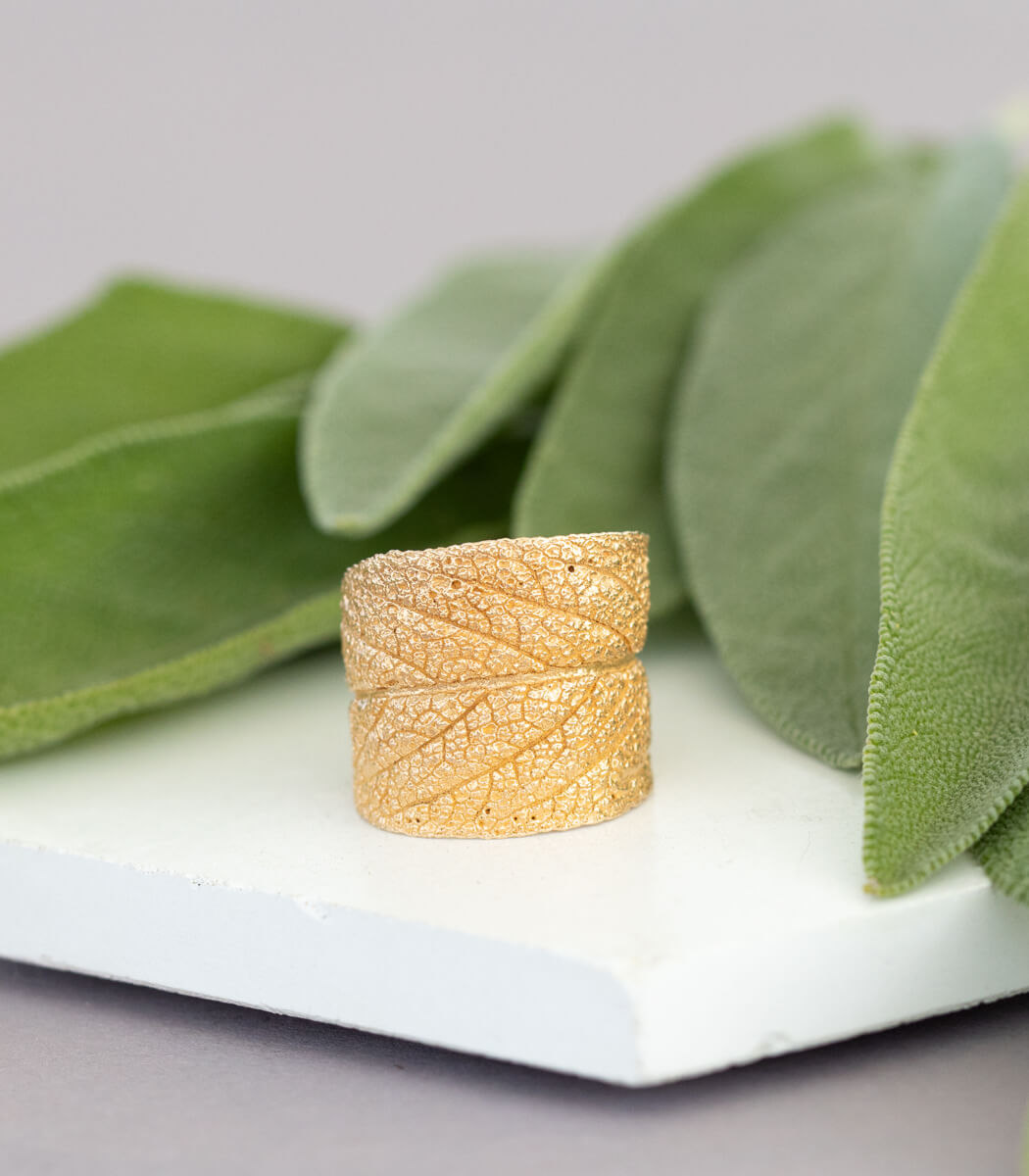 Salbei Ring Bronze Gr. 54