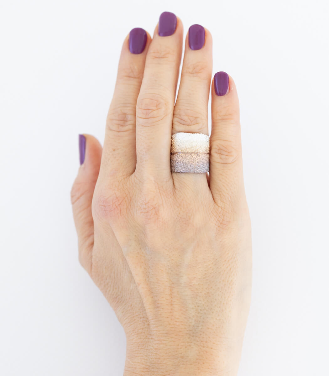 Silber Ring Salbei Gr. 57