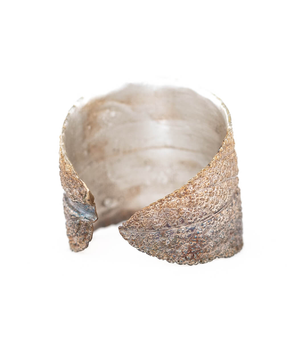 Salbei Ring Silber Gr. 53, Gesamtansicht, handgefertigter Naturschmuck – goodrun