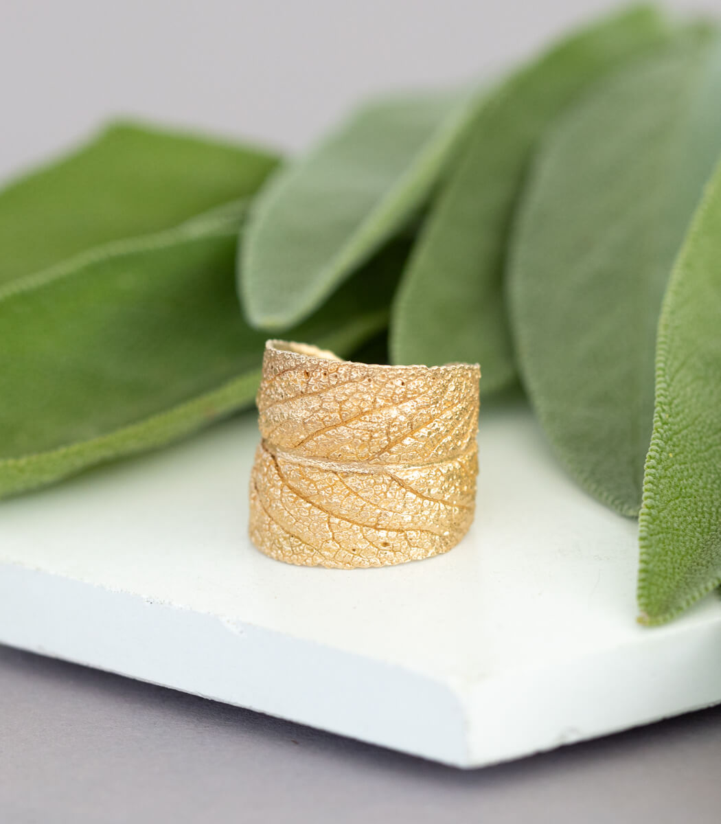 Salbei Ring Bronze Gr. 55