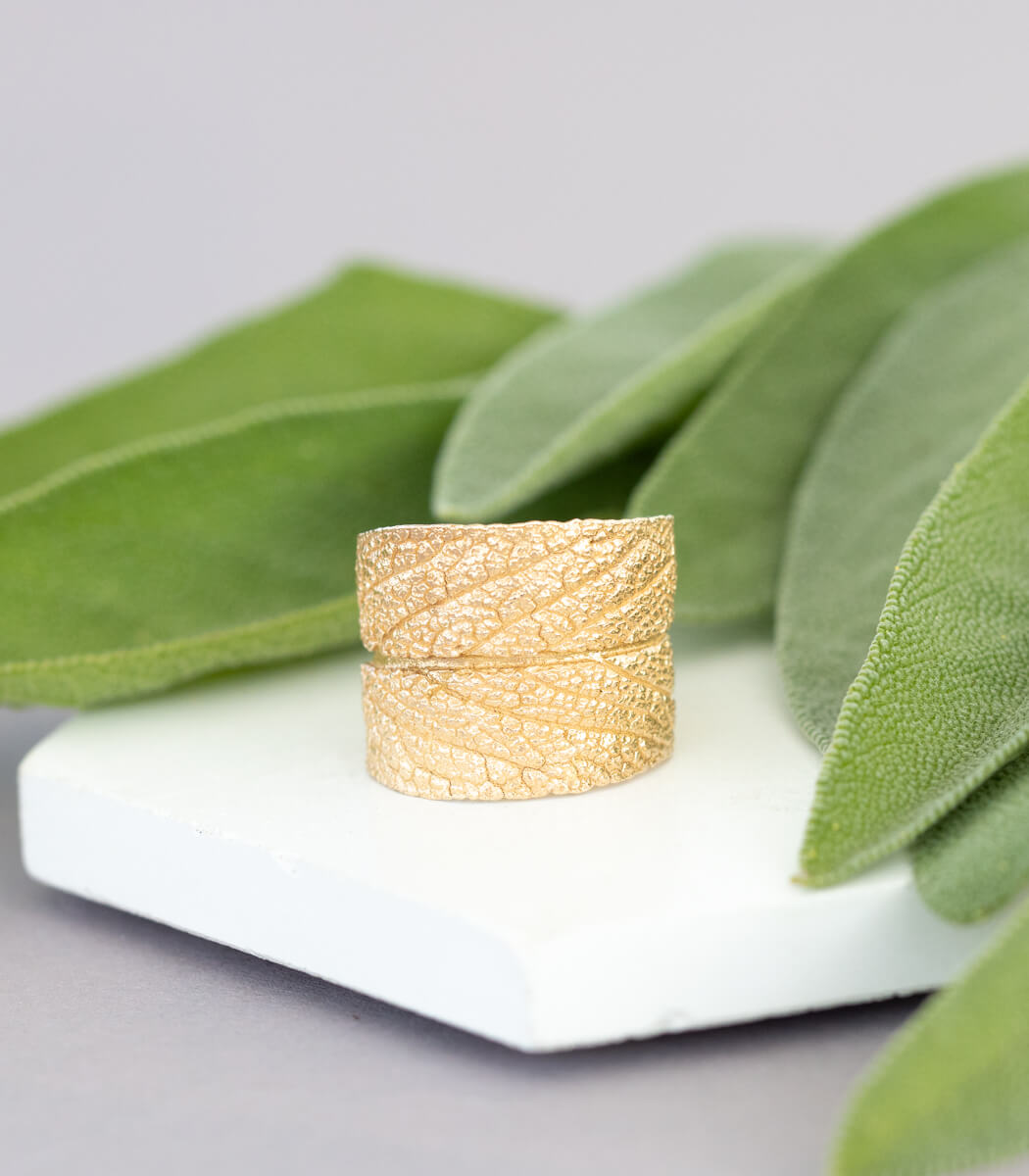 Salbei Ring Bronze Gr. 60