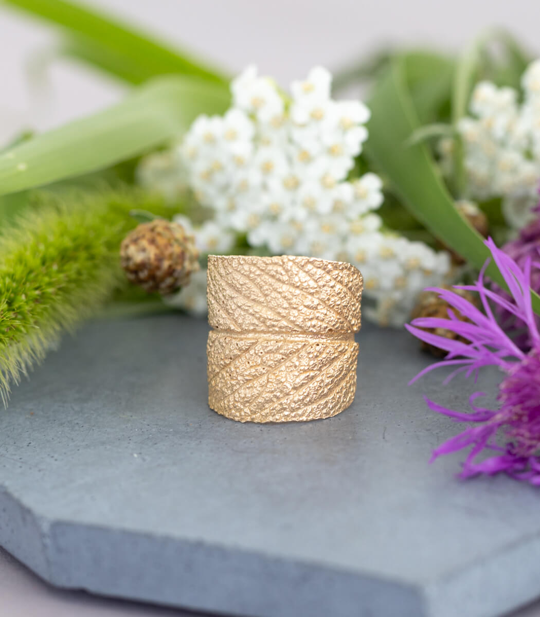 Salbei Ring Bronze Gr. 57