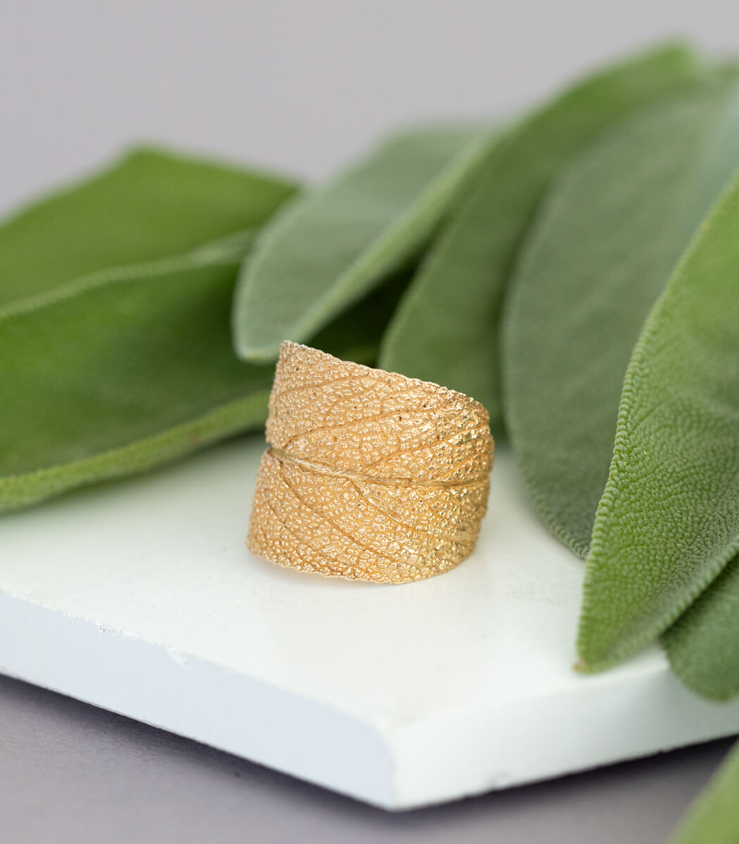 Salbei Ring Bronze Gr. 56