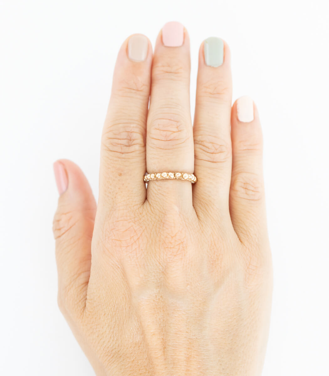 Ring Bronze Blütenknopspen Gr. 56