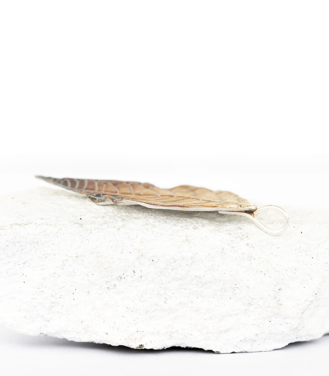 Silber Weihnachtsstern Anhänger – Größenvergleich, Naturschmuck Einzelstück von goodrun