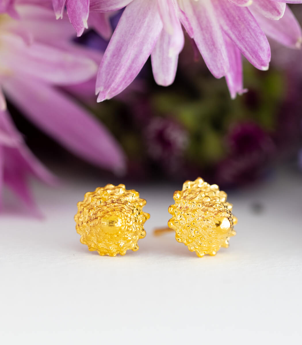 Gold Ohrstecker Schnecken