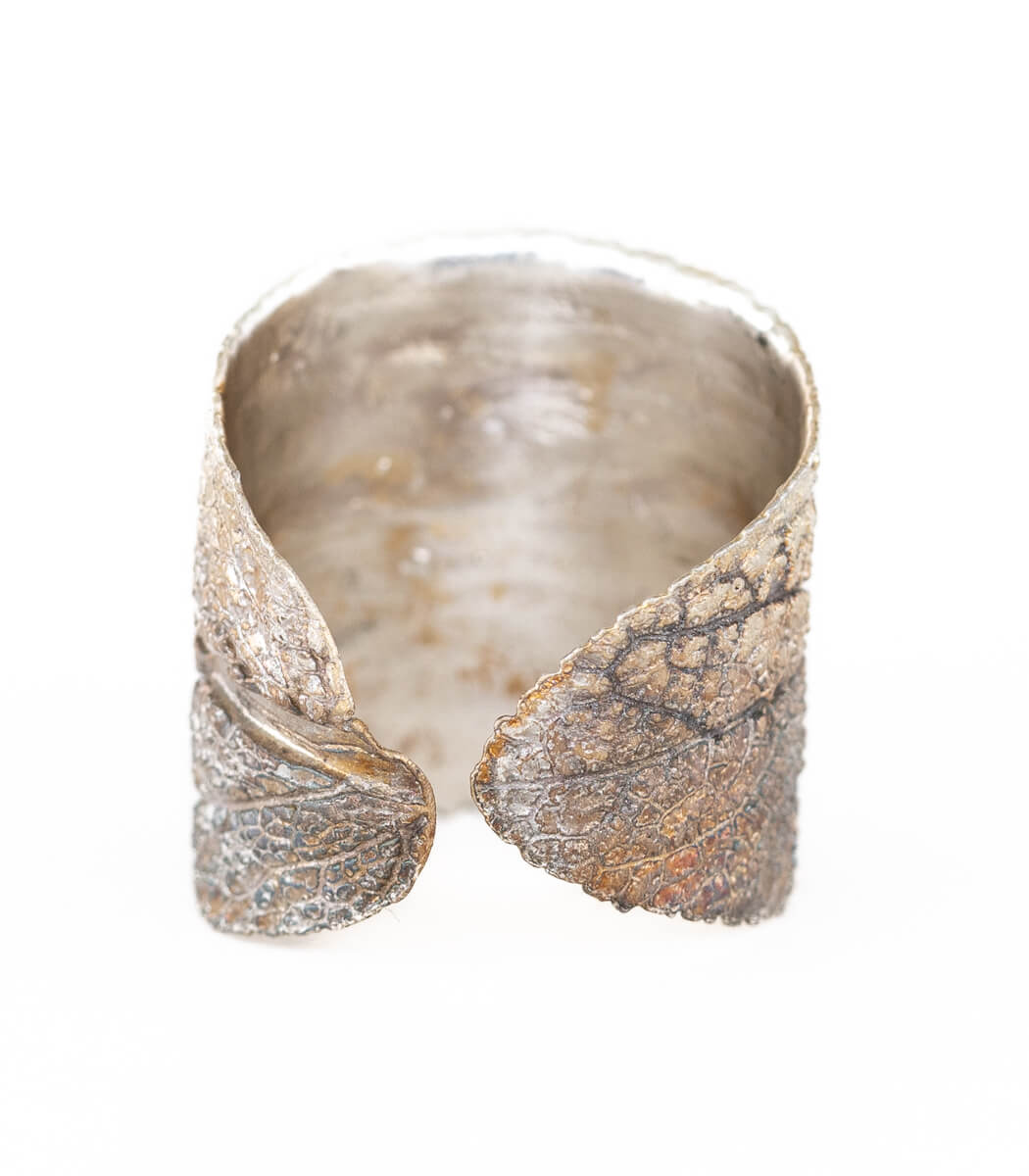 Salbei Ring Silber Gr. 54, Gesamtansicht, handgefertigter Naturschmuck – goodrun