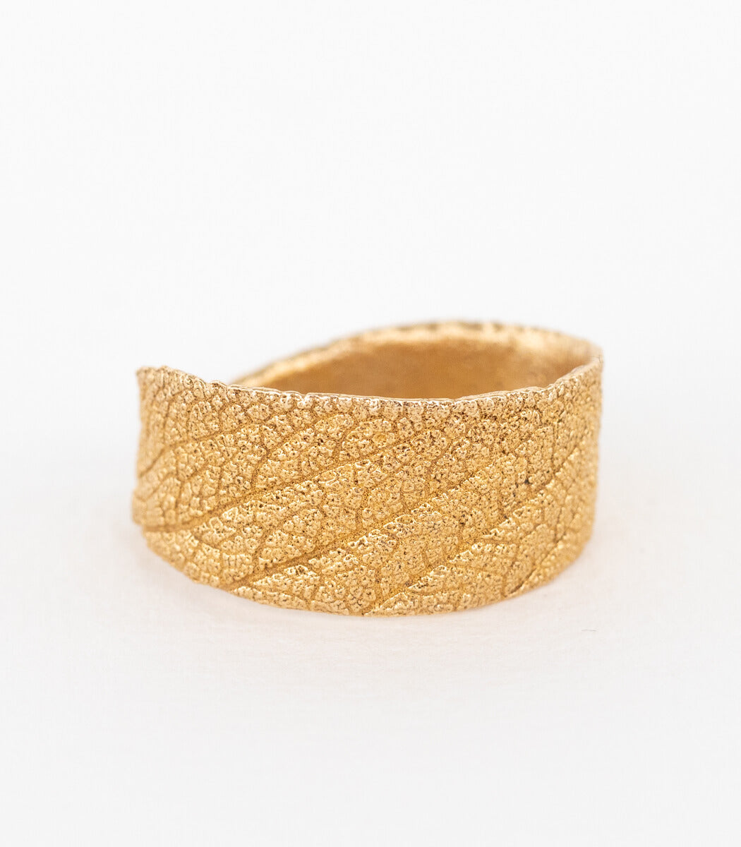 Salbei Ring halb Bronze Gr. 61