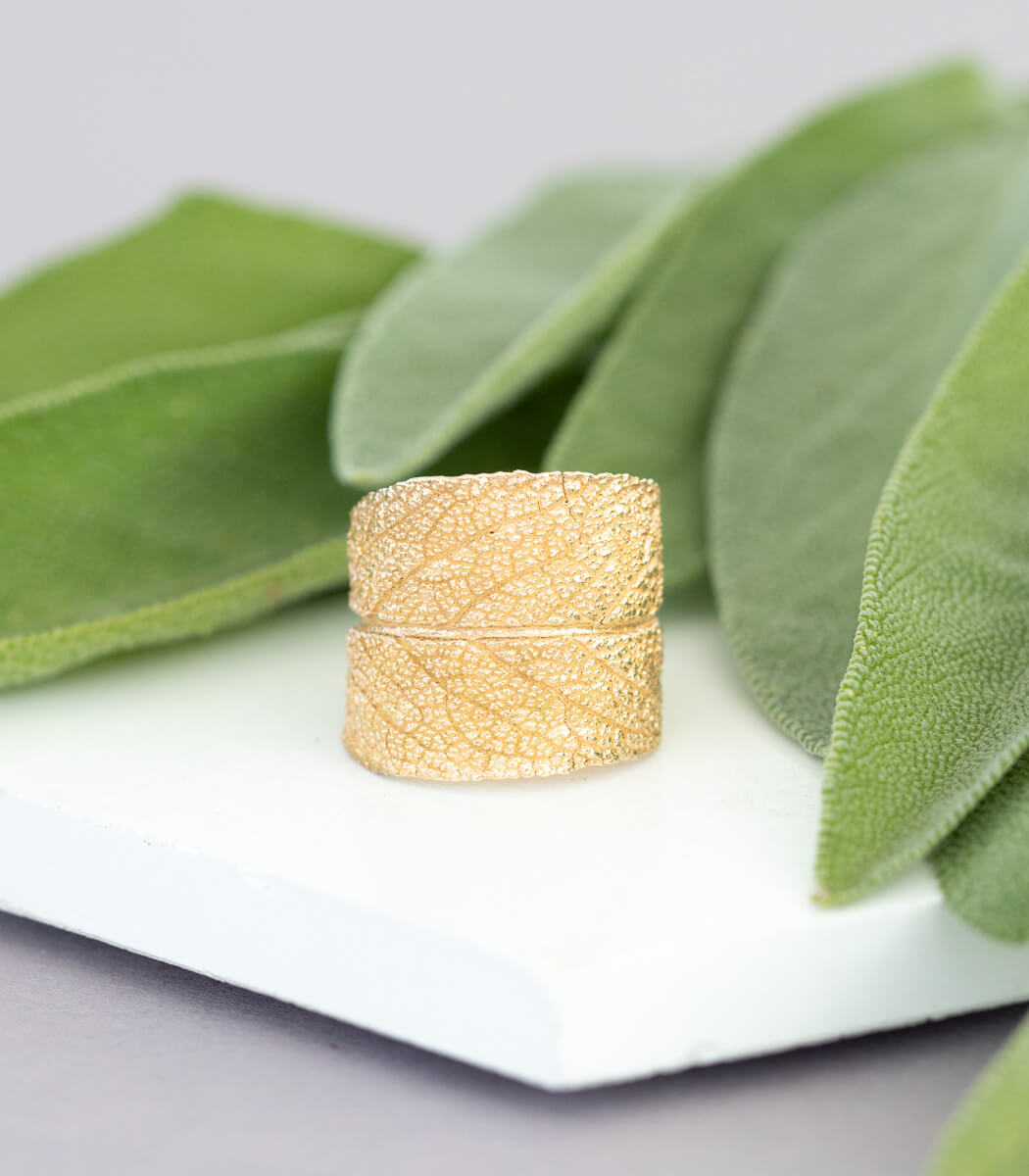 Salbei Ring Bronze Gr. 56