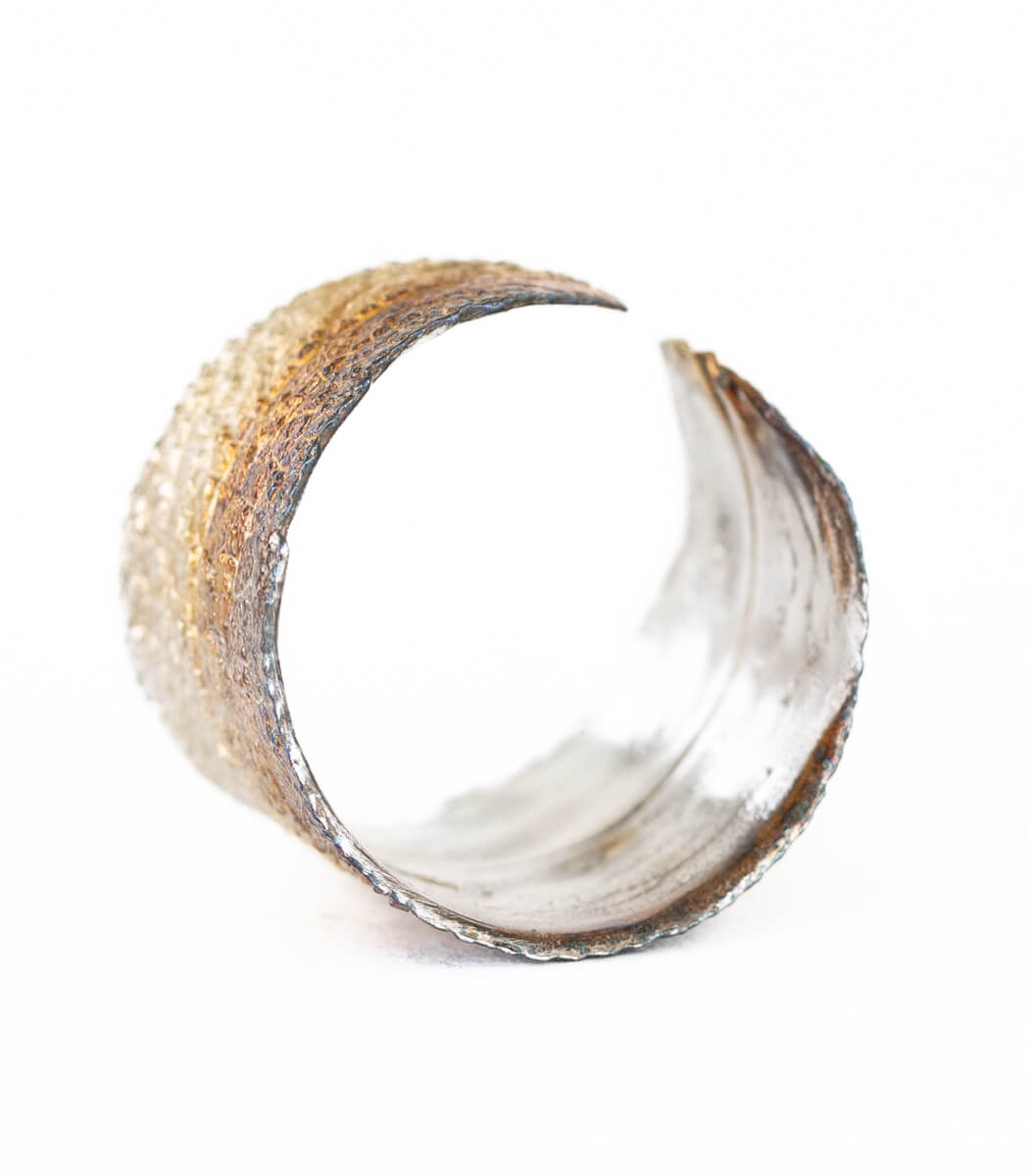 Salbei Ring Silber Gr. 54, zweites Unikat, getragen an der Hand – goodrun