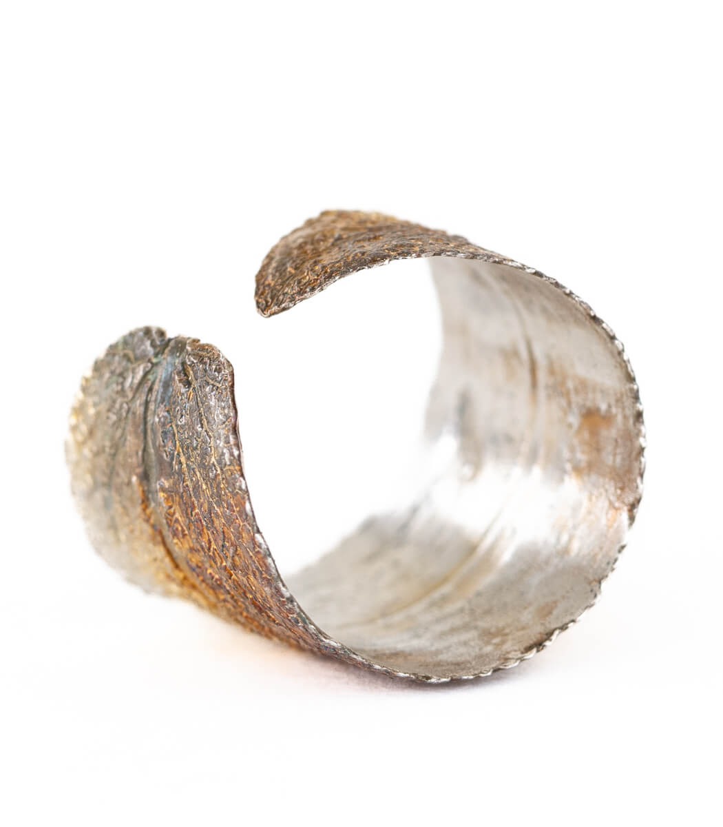 Salbei Ring Silber Gr. 59, getragen an der Hand, Unikat – goodrun