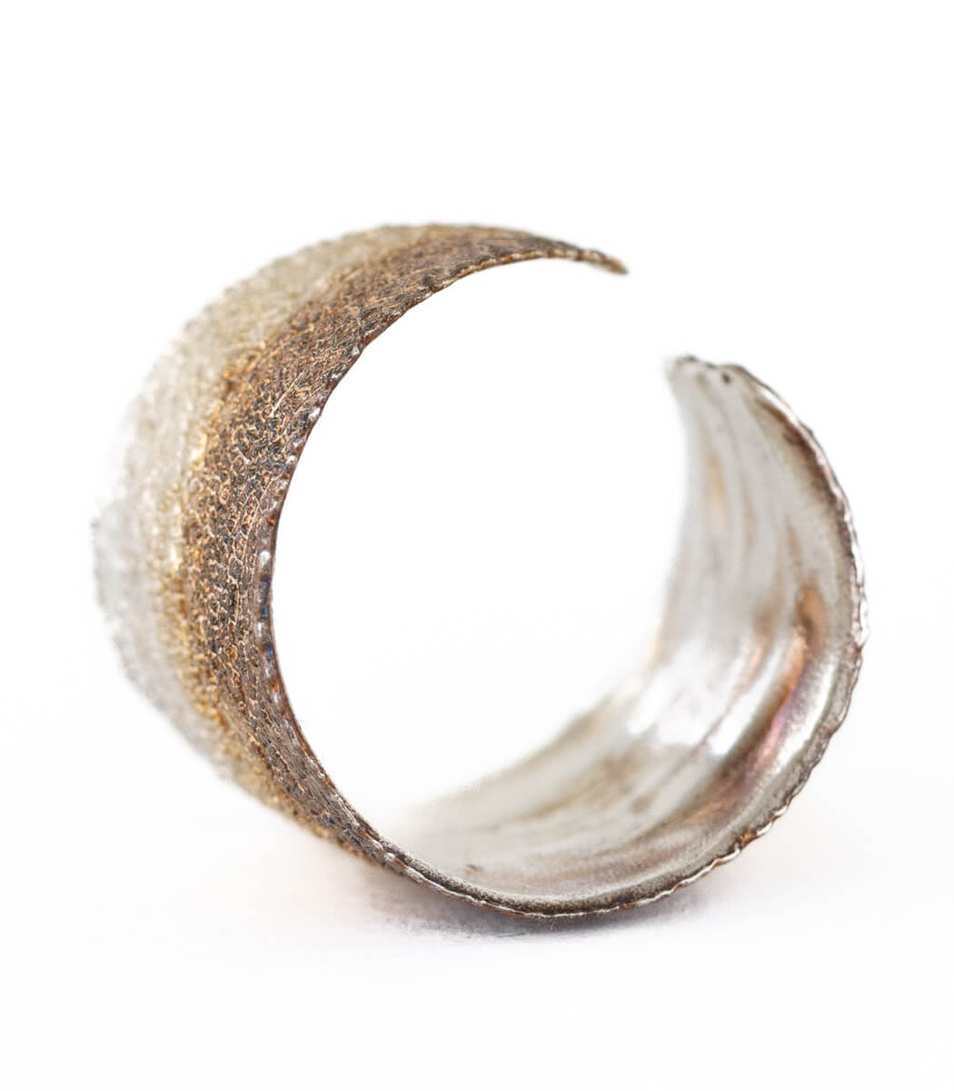 Salbei Ring Silber Gr. 57, getragen an der Hand, Unikat – goodrun