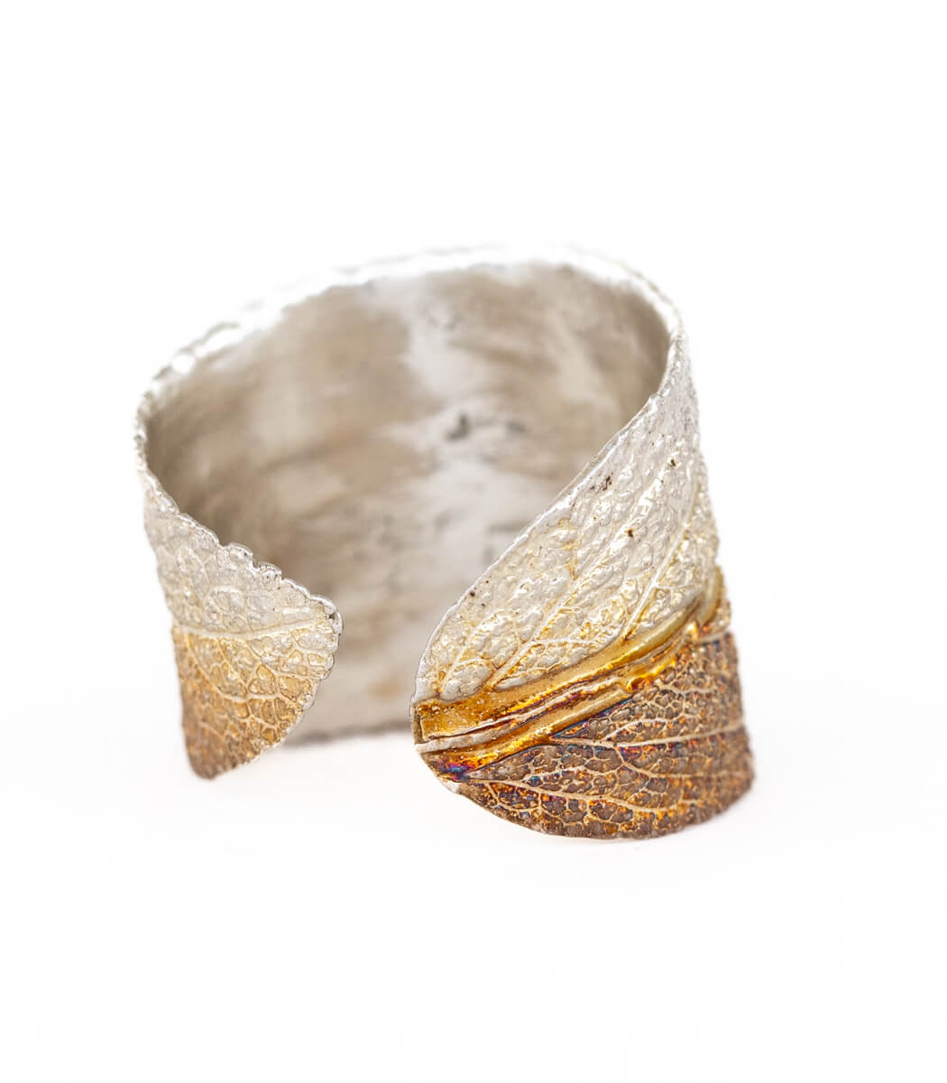 Salbei Ring Silber Gr. 56, Gesamtansicht, handgefertigter Naturschmuck – goodrun