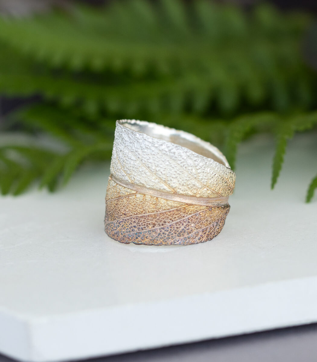 Salbei Ring Silber Gr. 56