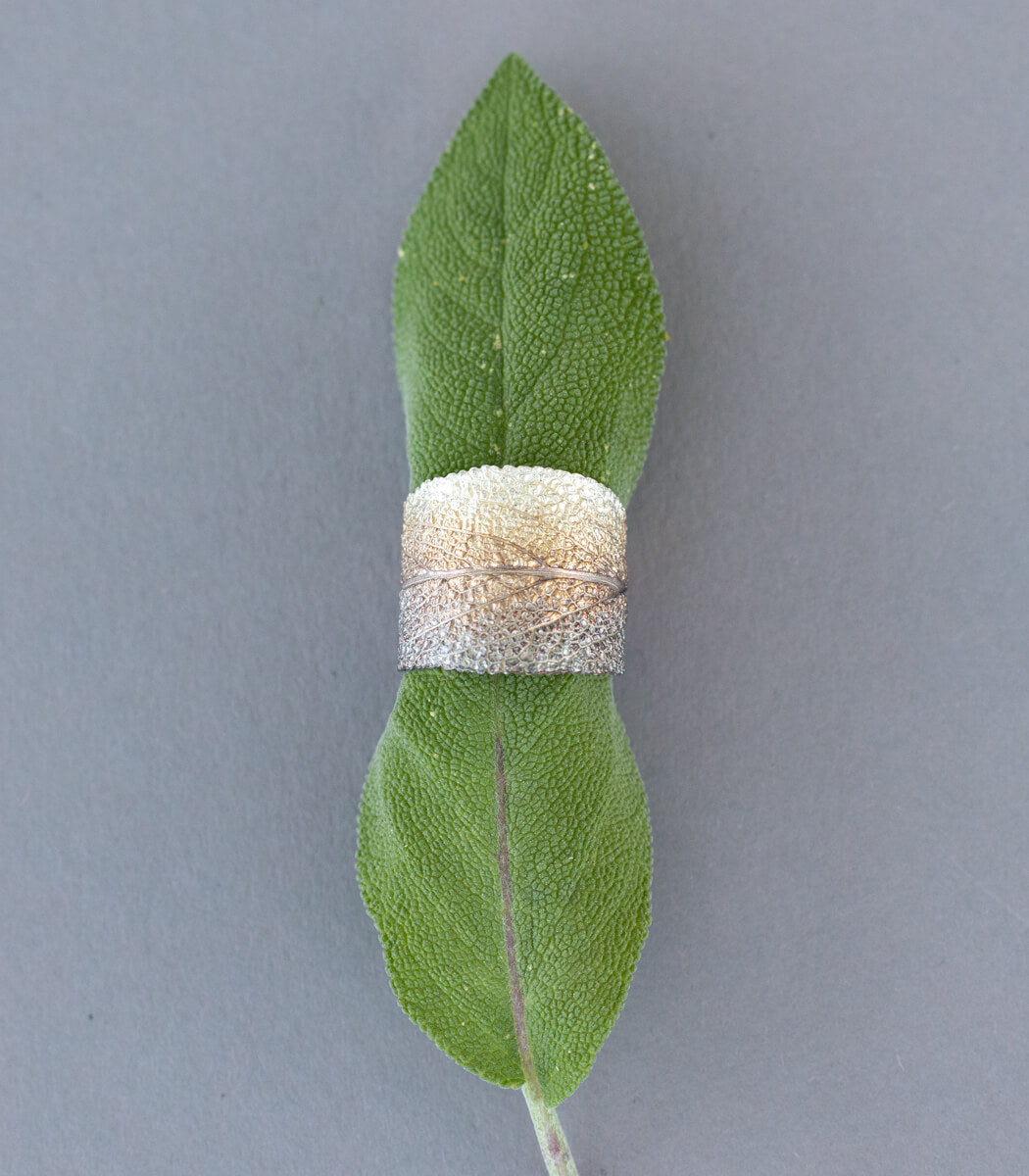 Salbei Ring Silber Gr. 62