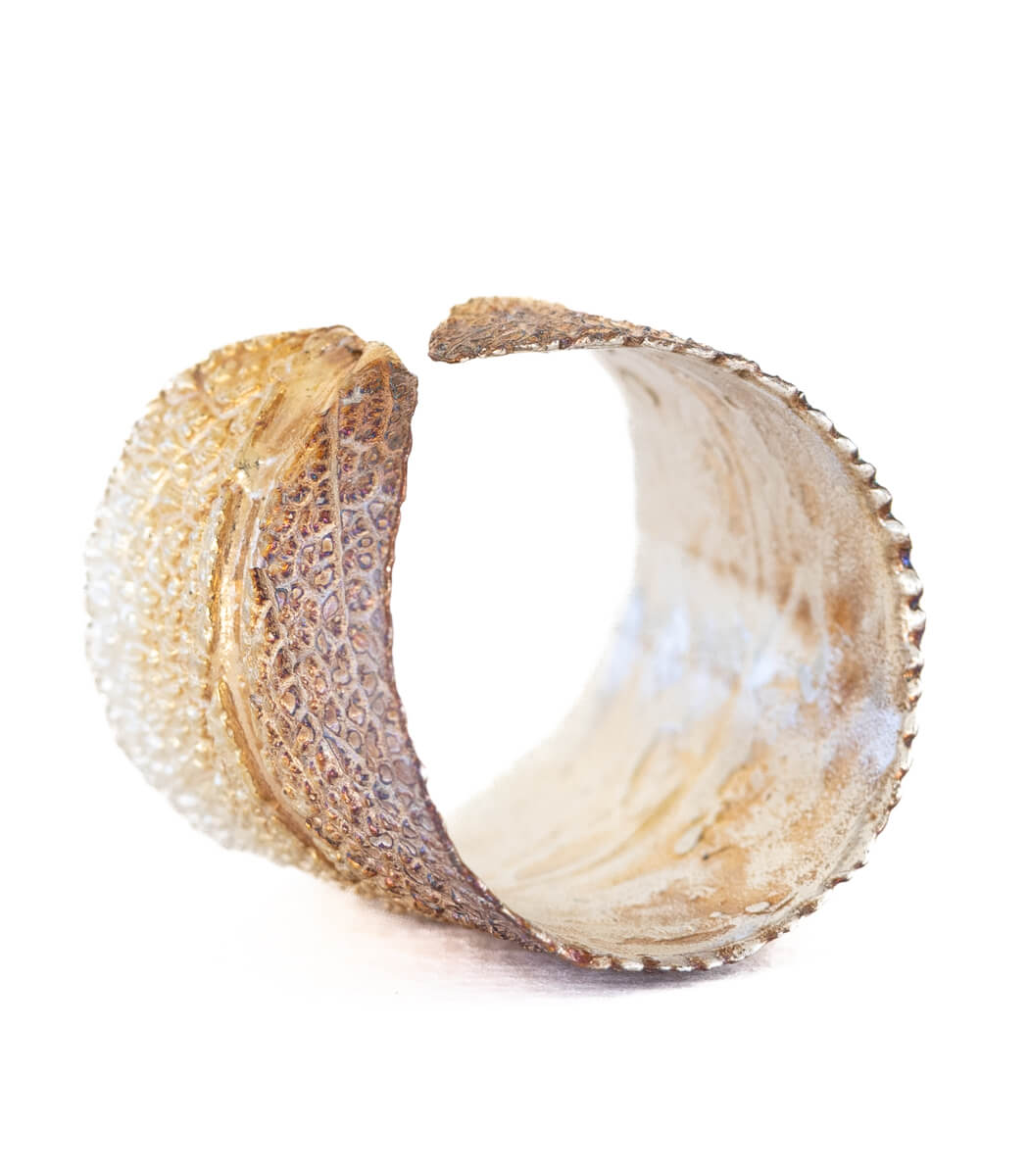Salbei Ring Silber, Gesamtansicht, handgefertigter Naturschmuck – goodrun