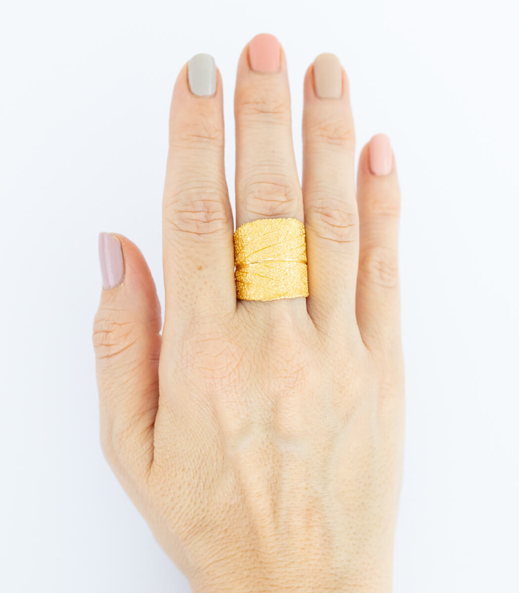 Gold Ring Salbei Gr. 65