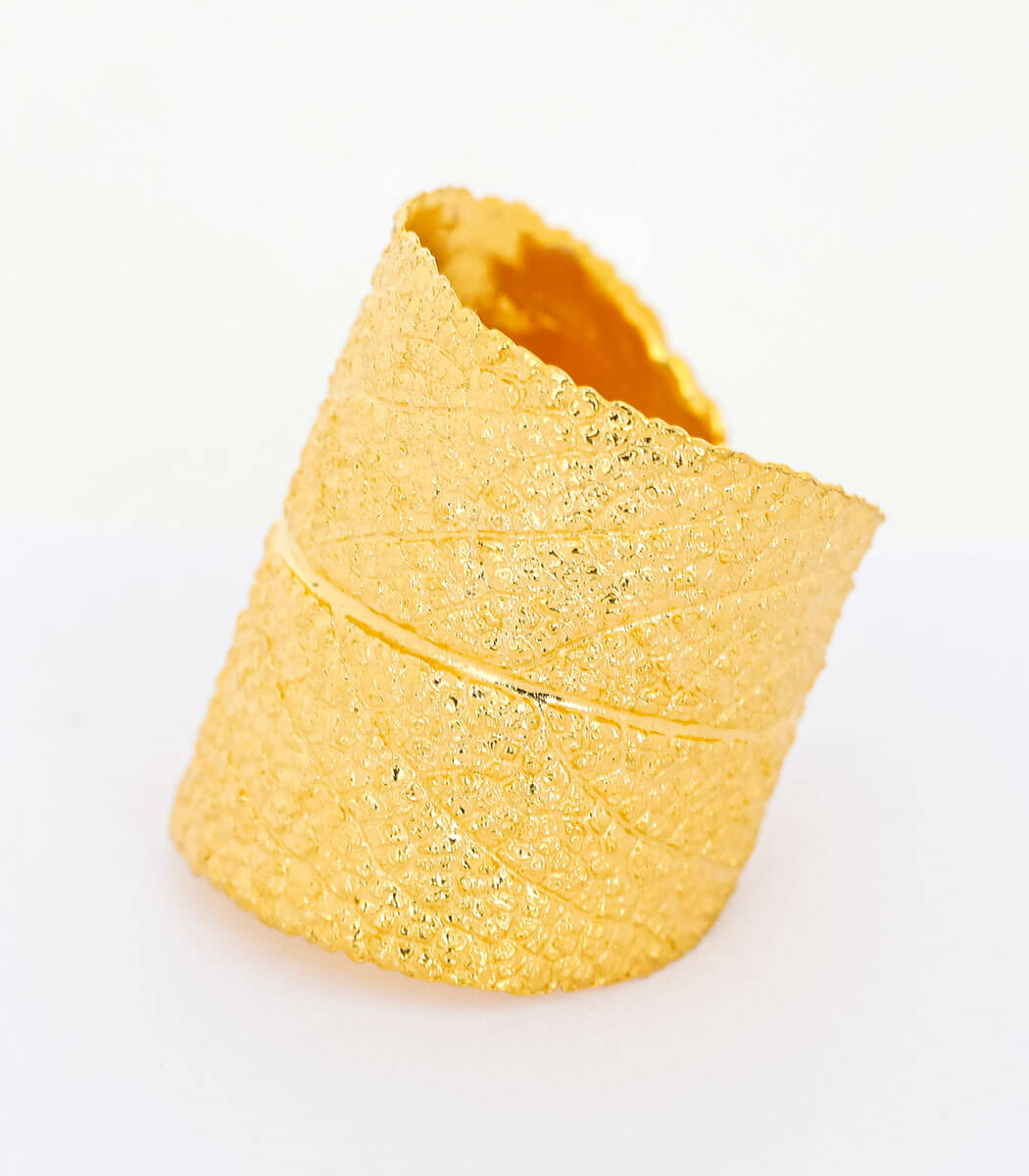 Ring Gold Salbei Gr. 60