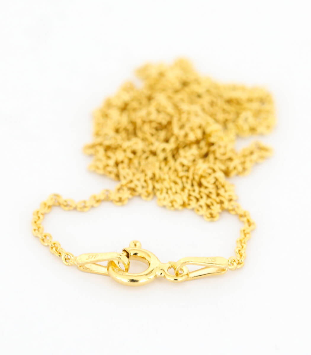 Gold anchor chain