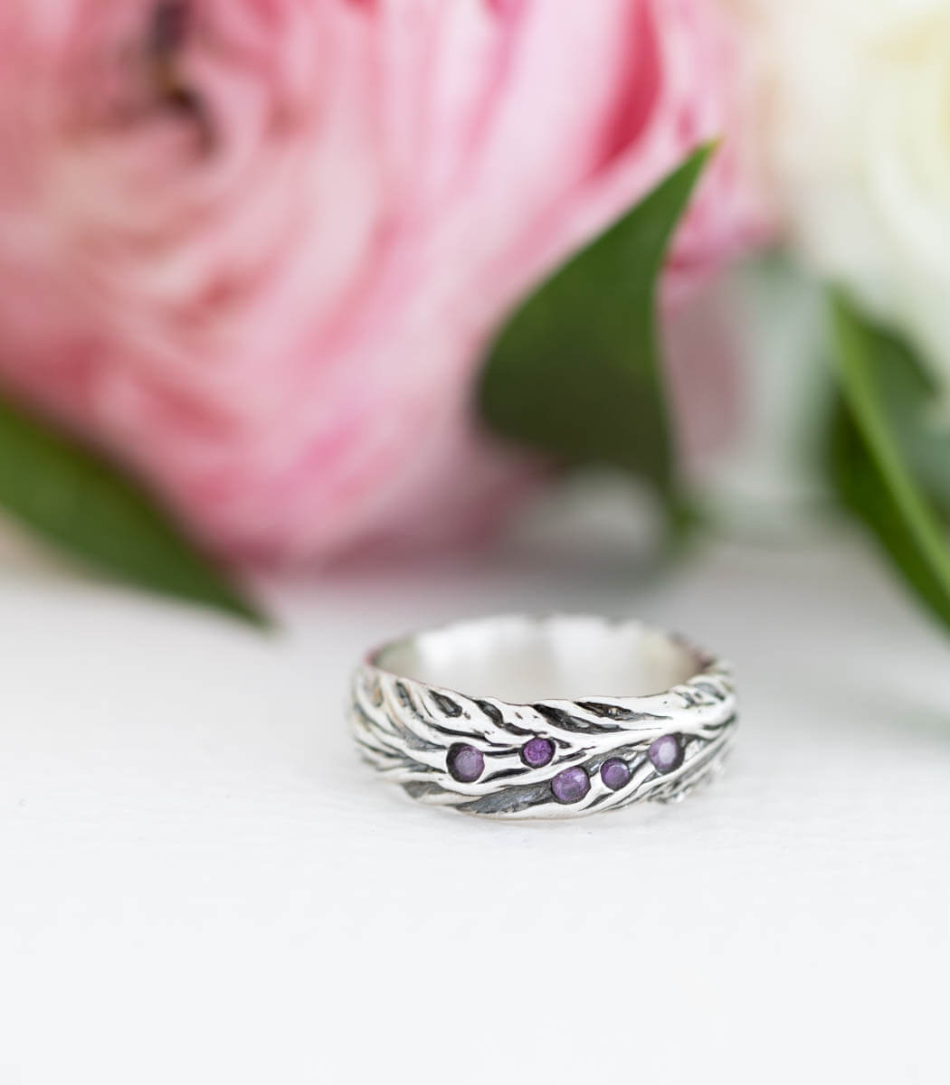 Silber Ring Ähre Gr. 56