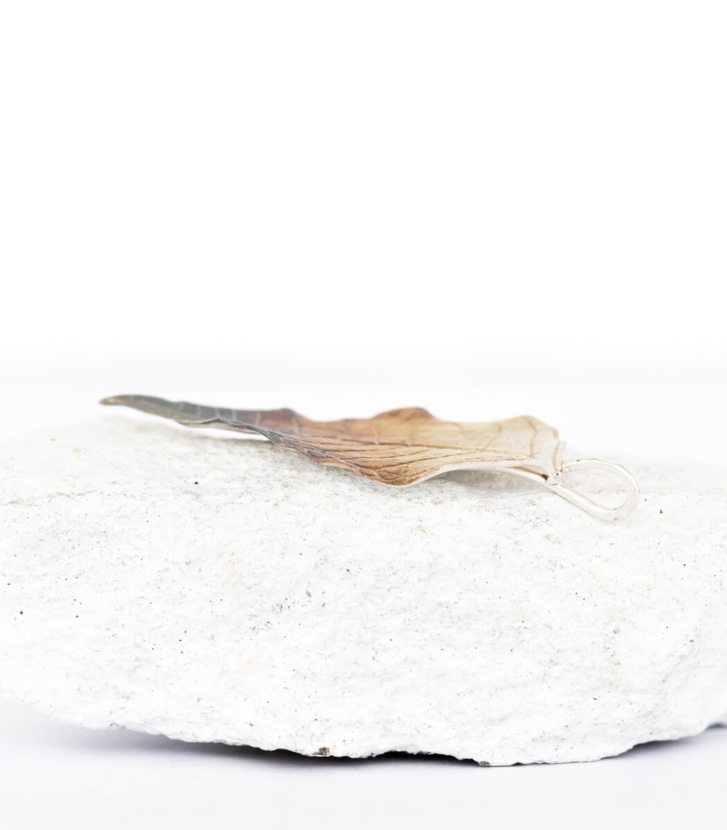 Silber Weihnachtsstern Anhänger – zweites Stück Größenvergleich, feines Naturschmuck Einzelstück