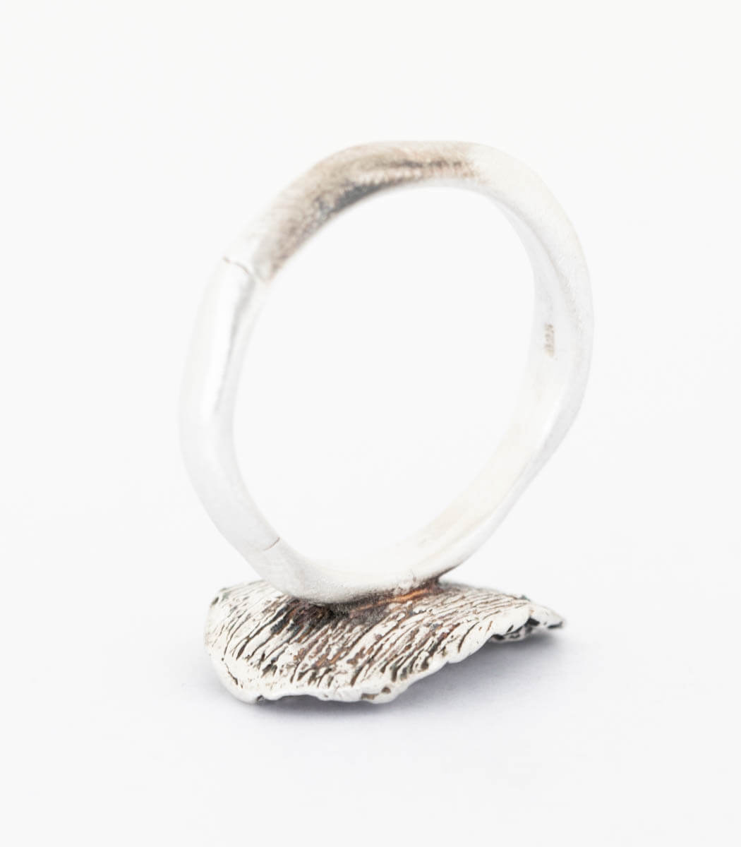 Silber Ring Stein Gr. 57